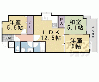 【フロイデン北大路】
