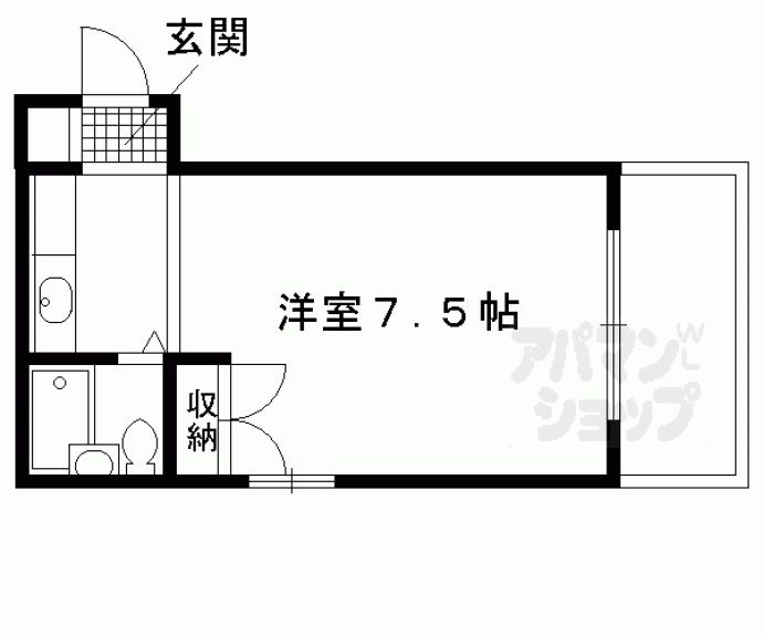 【カーサデ伏見】間取