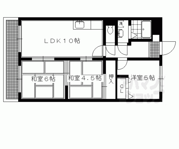 【ウィンド岩倉】間取