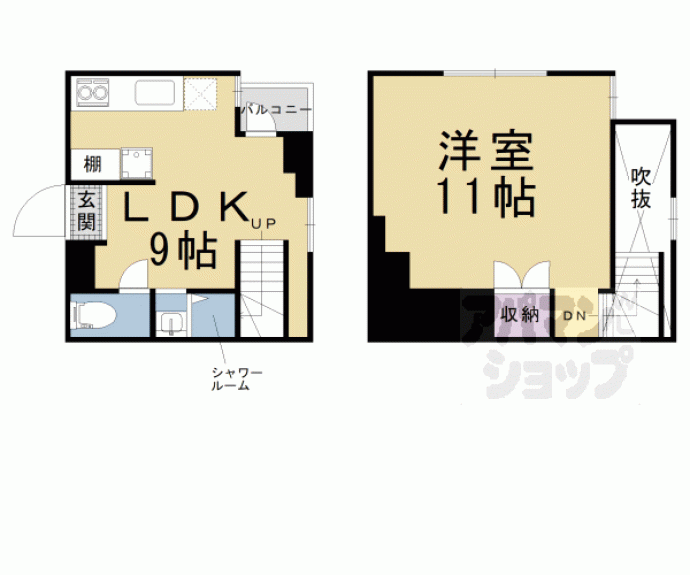 【バインオーククリビア】間取
