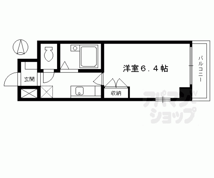 【CASA VERDE寺町二条】間取