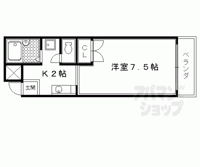 【アビタシオン前田】間取
