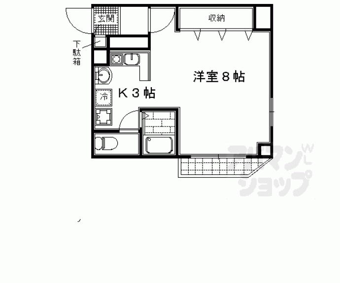 【アルテハイム五条】間取