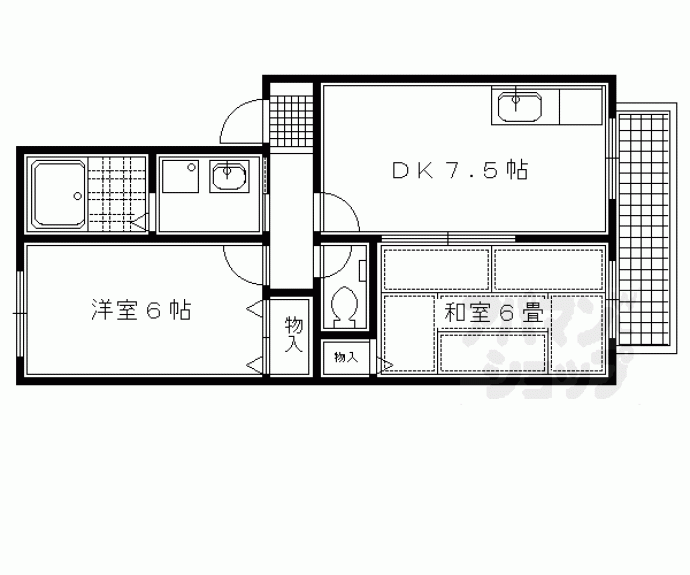 【エスポワール岩倉】間取