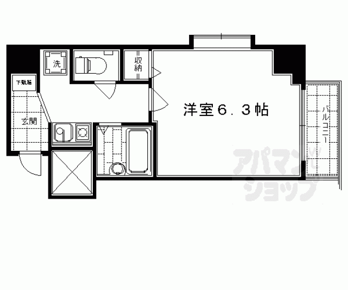 【ベラジオ四条堀川】間取