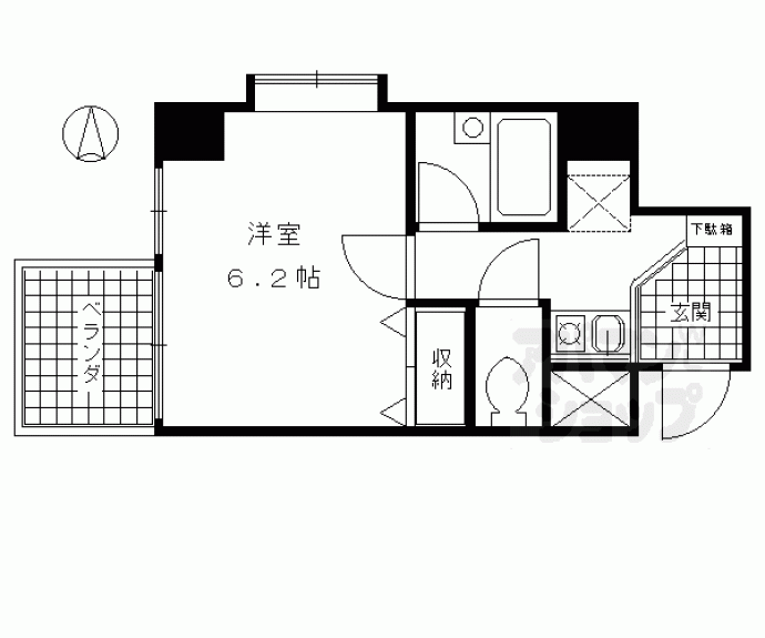 【ベラジオ四条堀川】間取