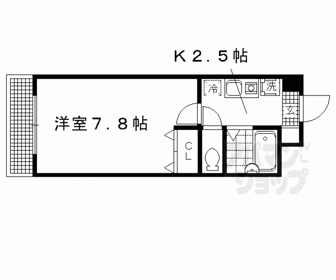 【Ａフラット高野】間取