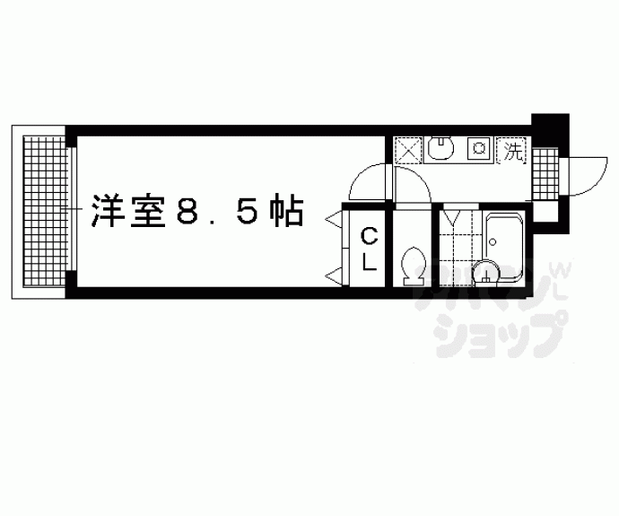 【Aフラット高野】間取