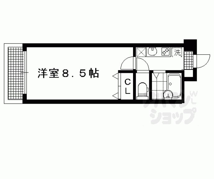 【Ａフラット高野】間取
