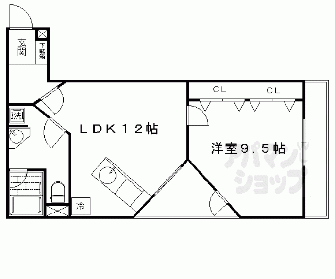 【メゾンベローナ】間取