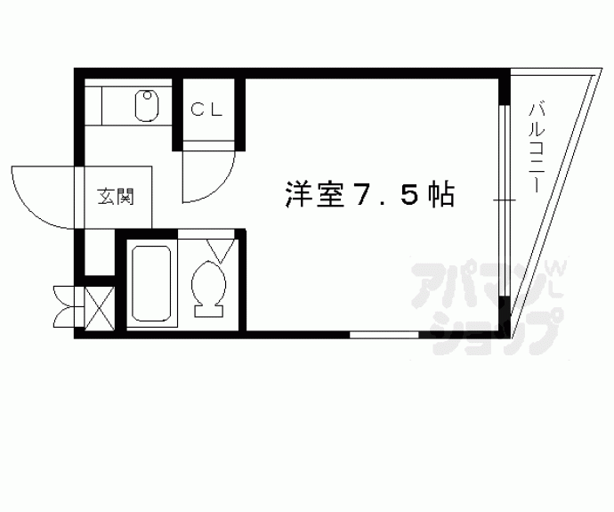 【ヴィラ東海今熊野】間取
