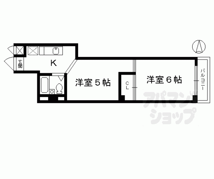 【本町４丁目マンション】間取