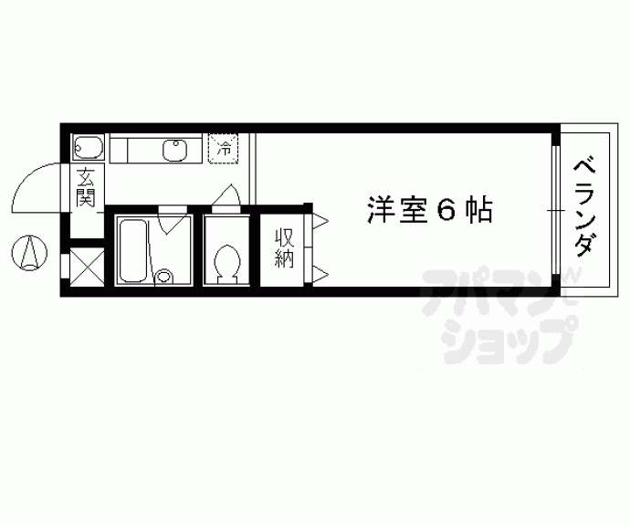 【コーポイチハラ】間取