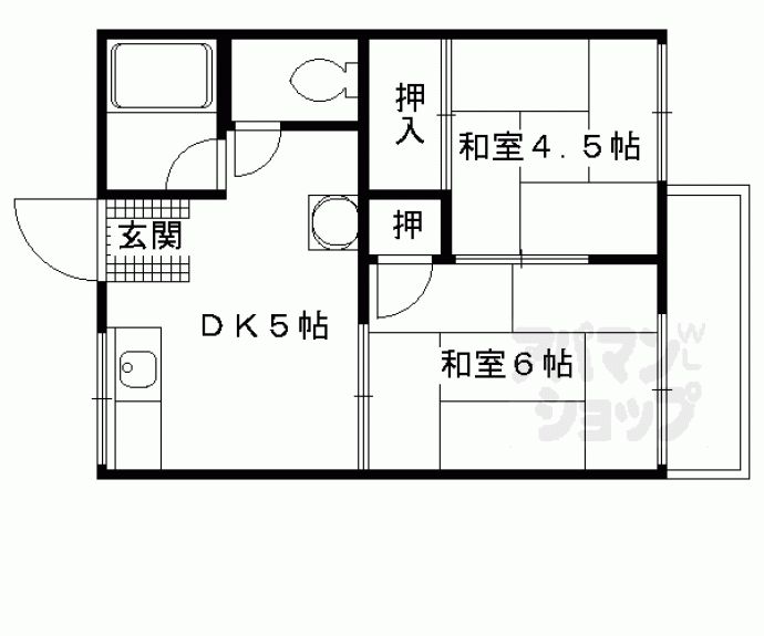 【巽ハイツ】間取