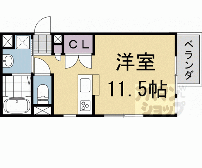 【ネオガーランド御所南】間取