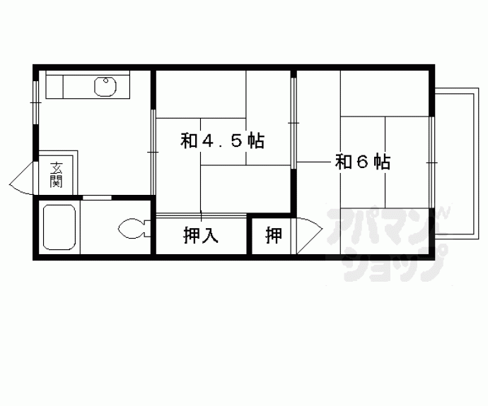 【望月コーポ】間取