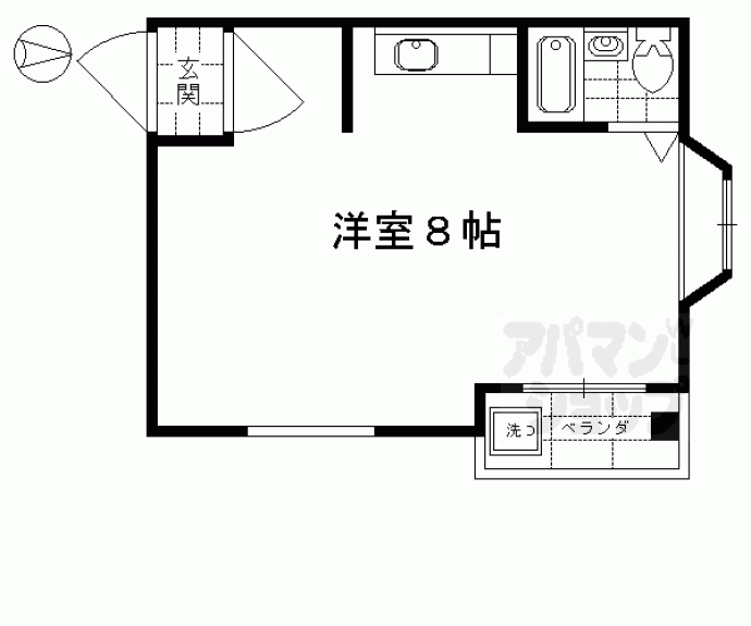 【ポーシェ鴨川】間取