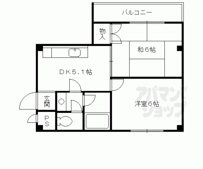【ハイム光月】間取