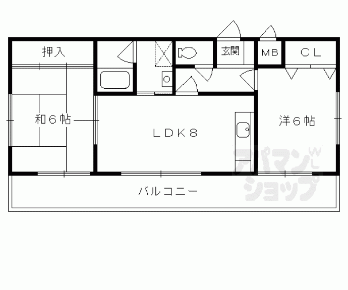 【シャントゥール城北】間取