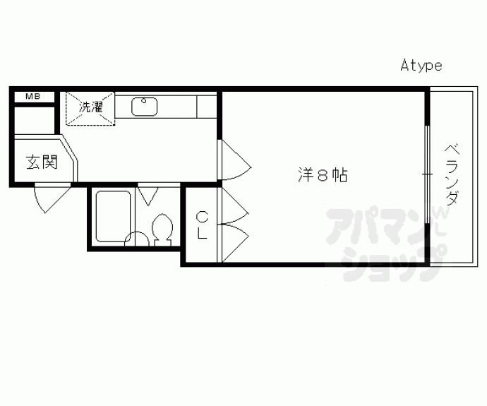 【フレーヴァー深草】間取