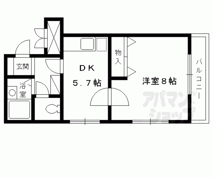 【ヴィラパーシモン】間取
