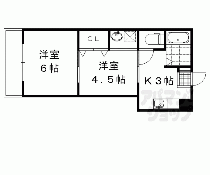 【サンマンションナリマチ】間取