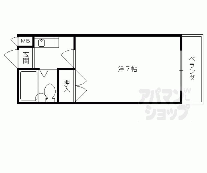 【アークハイツ城南宮】間取