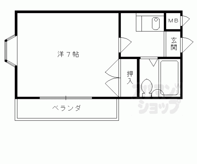 【アークハイツ城南宮】間取