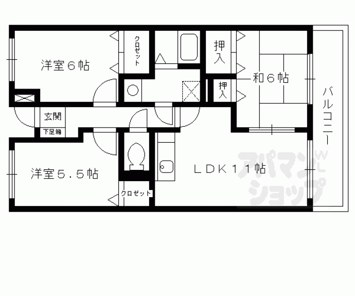 【エルパティオ田原】間取