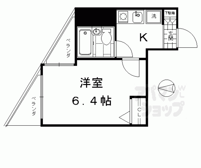 【エスリード京都駅前】間取
