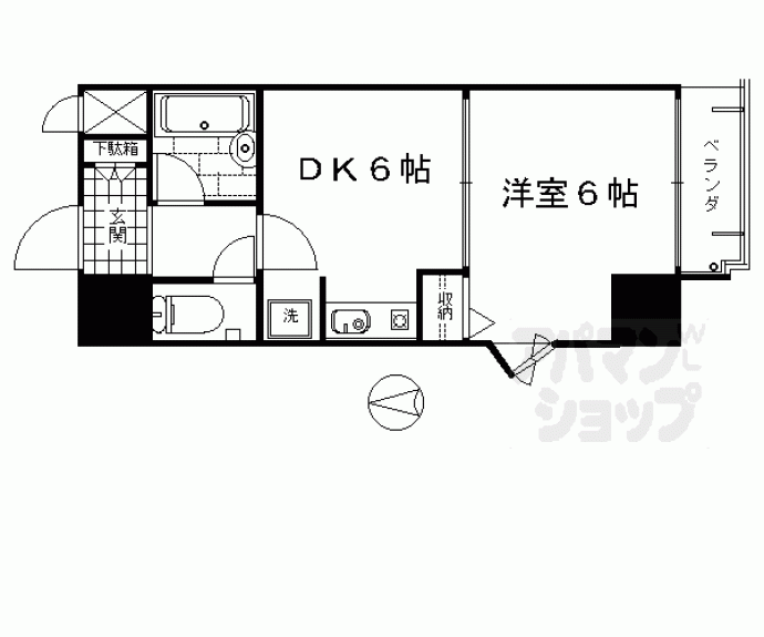 【エスリード京都駅前】間取