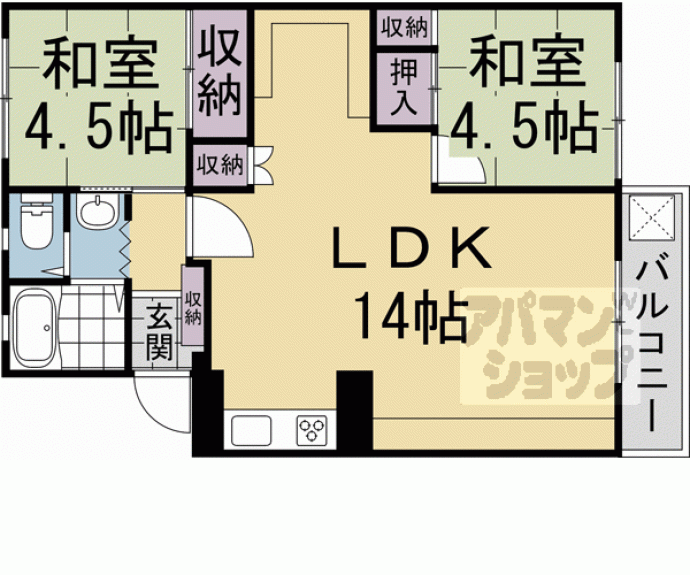 【下板橋住宅】間取