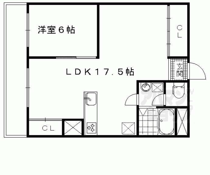 【ハイツ青風】間取