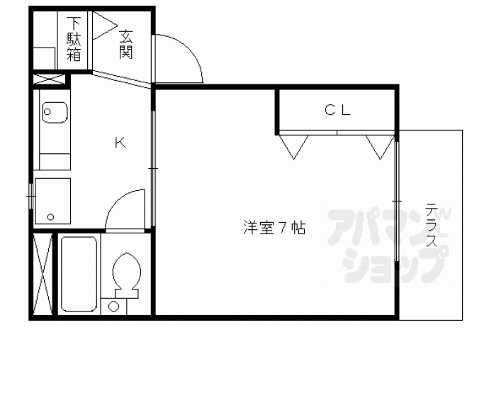 【セジュール桃山】間取