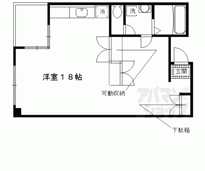 【ディスティ桃山】間取