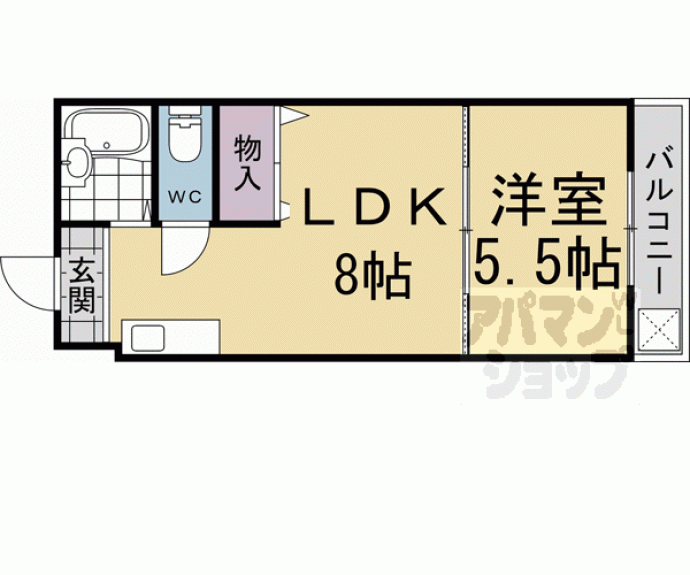 【Ｔｉｆｆａｎｙ　Ｈｅｉｇｈｔｓ】間取