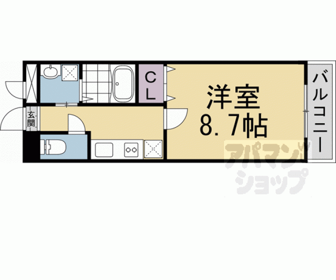 【Ｔｉｆｆａｎｙ　Ｈｅｉｇｈｔｓ】間取