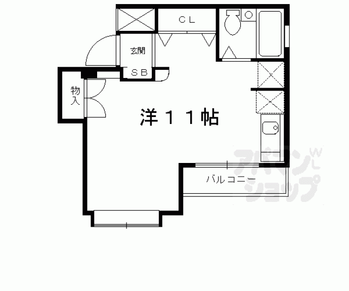 【宇治アロームⅠ】間取