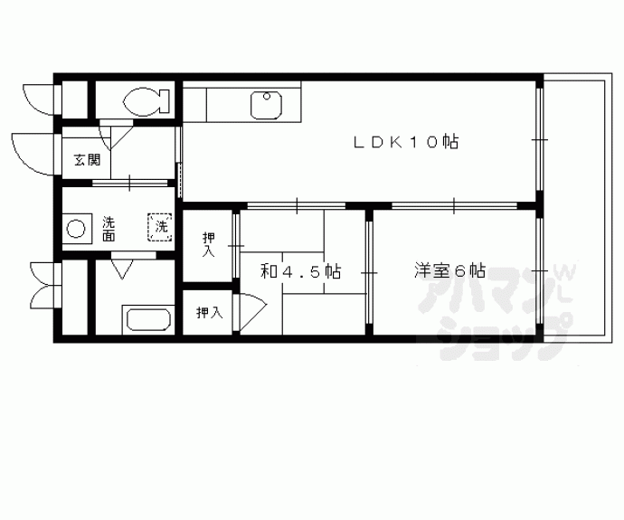 【メゾン・オーシャン】間取