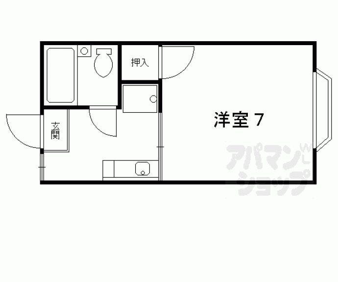 【コーポルミネ】間取