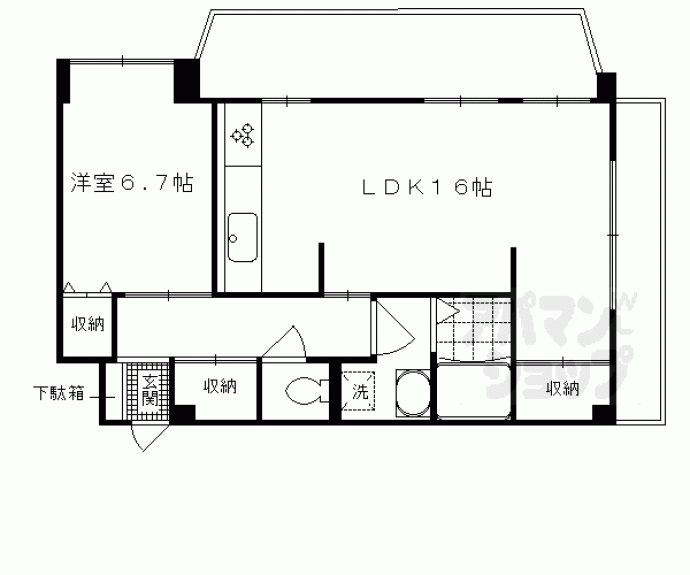 【第７長栄マンション】間取