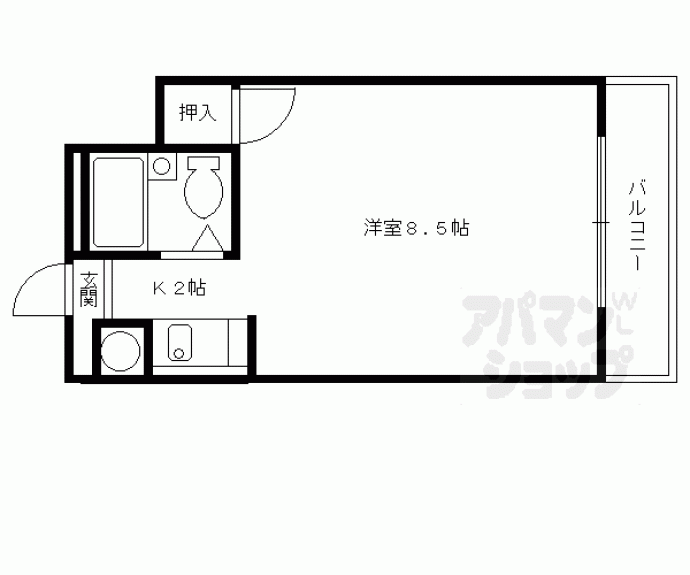 【大林マンション】間取