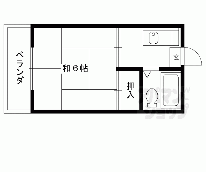 【ロイヤル墨染】間取