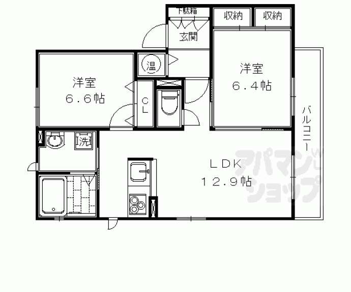 【Ｂｅｌｌｅ　Ｍａｉｓｏｎ　祥鳥橋】間取