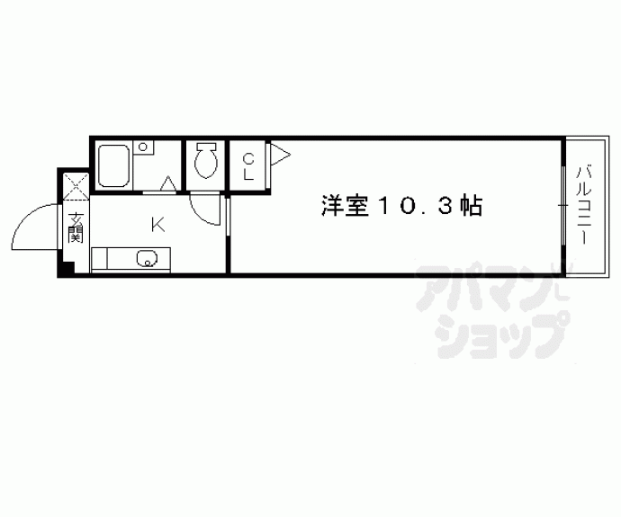 【ブランビジュー京町】間取
