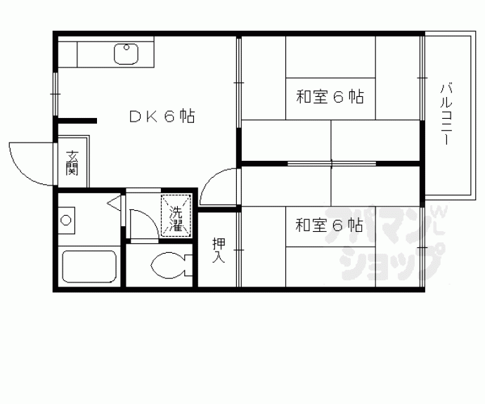 【タウニィほととぎす】間取