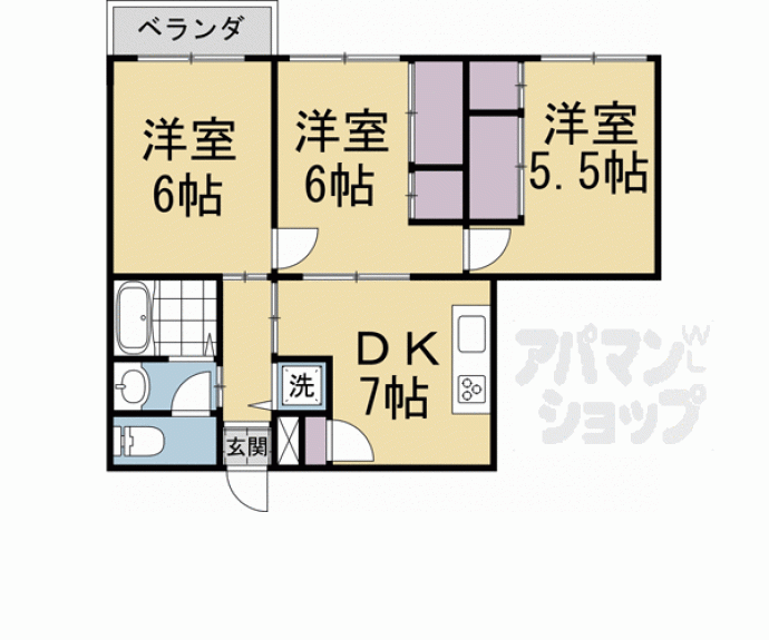 【セントアミュー】間取