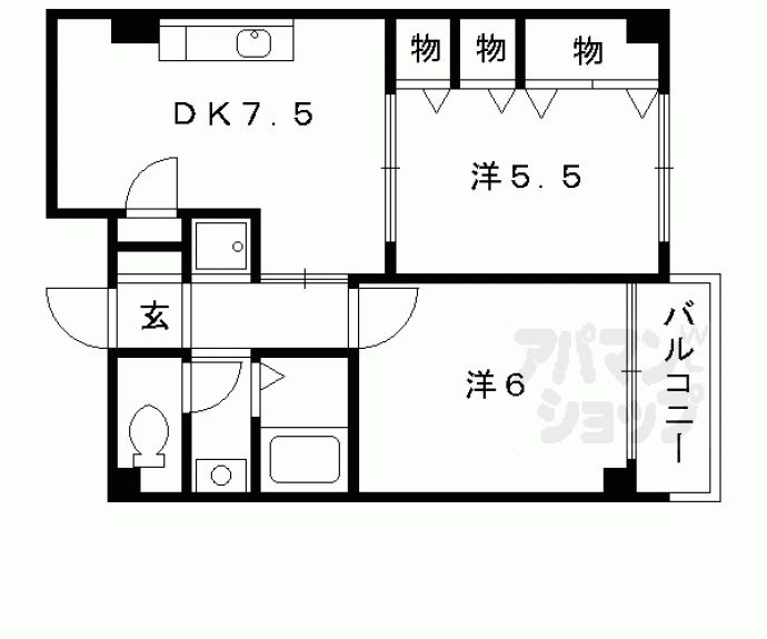 【セントアミュー】間取