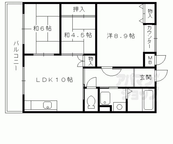 【グリーンハイツ正宗】間取