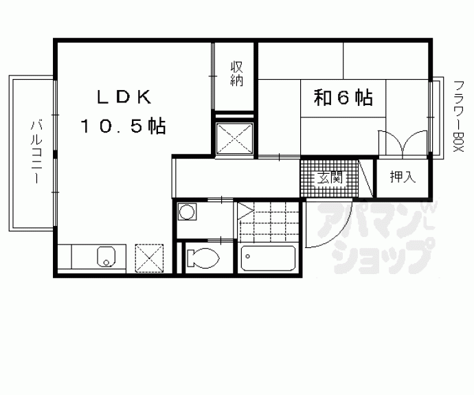 【シャルム豊】間取